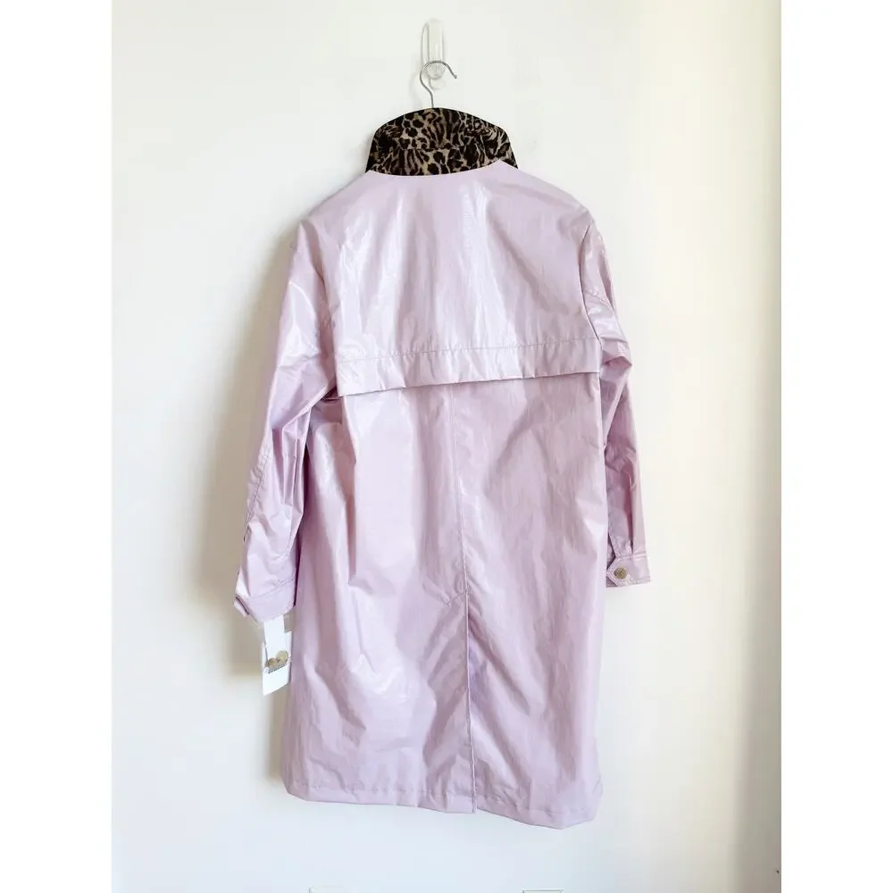 NWT Jane Post Raincoat Pink Light Slicker in Blush Pink Medium - Picture 6 of 6